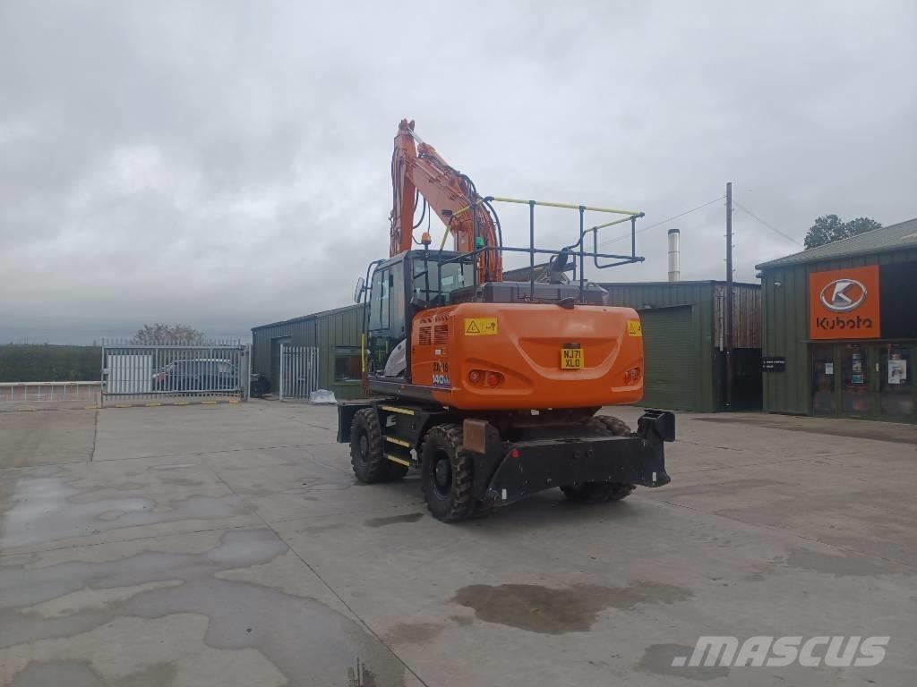 Hitachi 140W Lastik tekerli ekskavatörler