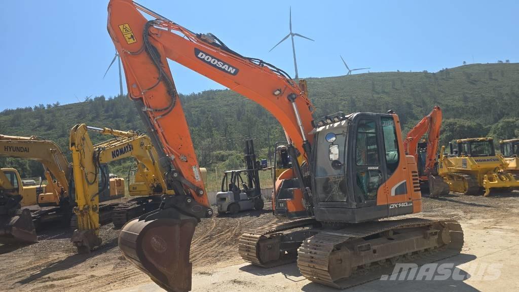 Doosan DX140LCR-5 Paletli ekskavatörler