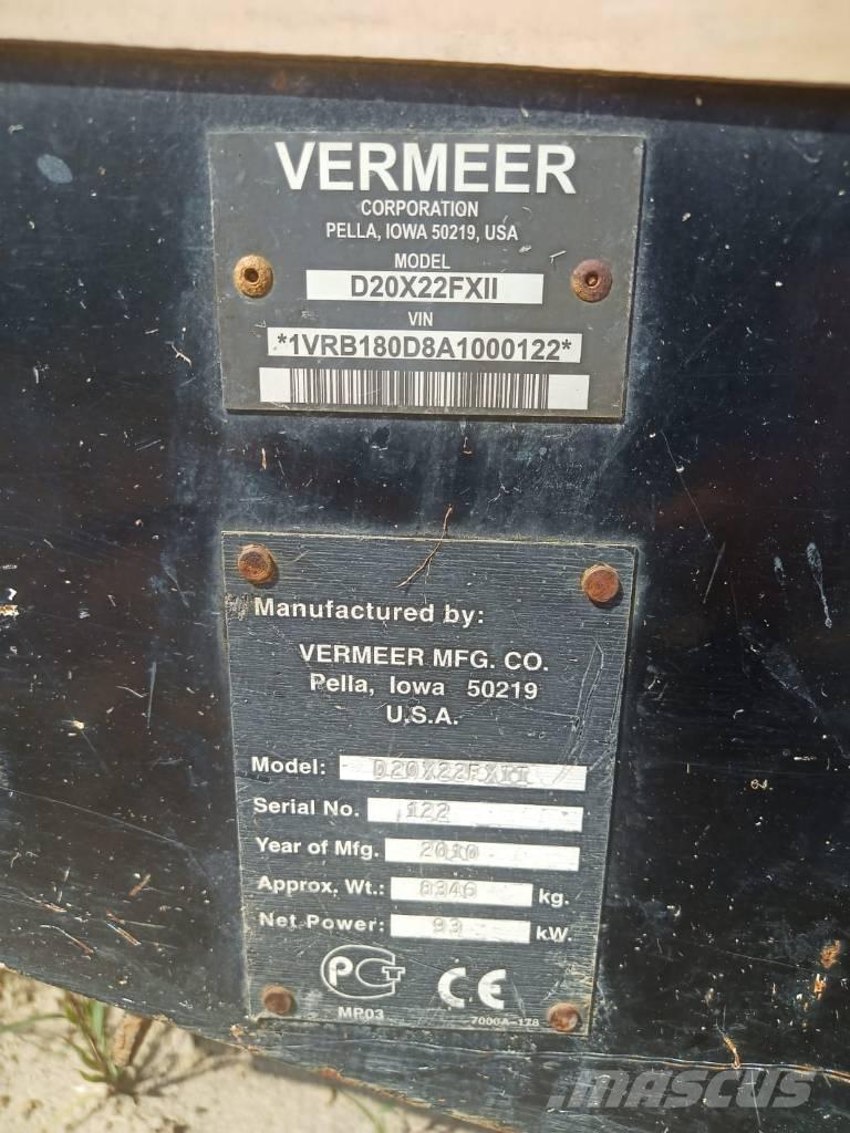 Vermeer 20x22SII Yatay sondaj makineleri
