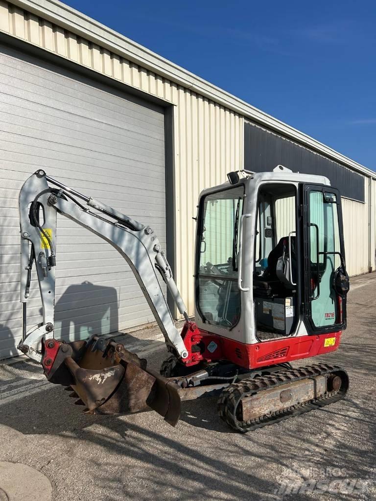 Takeuchi TB216 Mini ekskavatörler, 7 tona dek