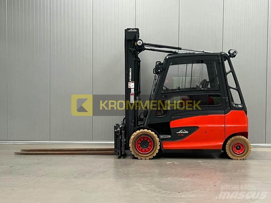 Linde E 50 HL Elektrikli forkliftler