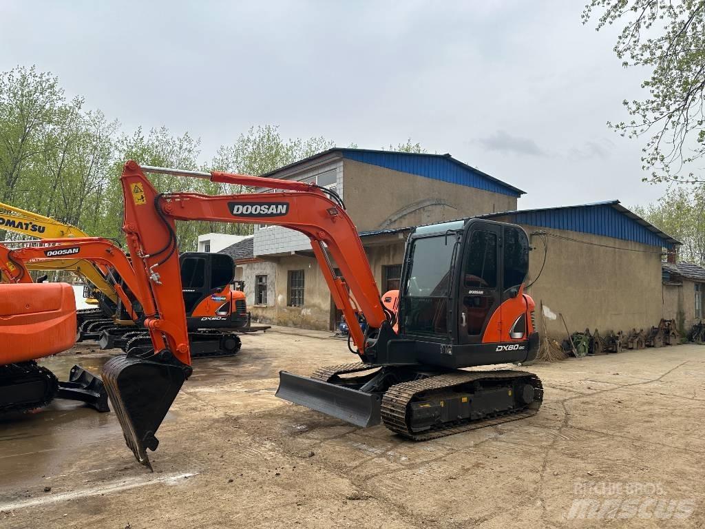 Doosan DX 60 Mini ekskavatörler, 7 tona dek