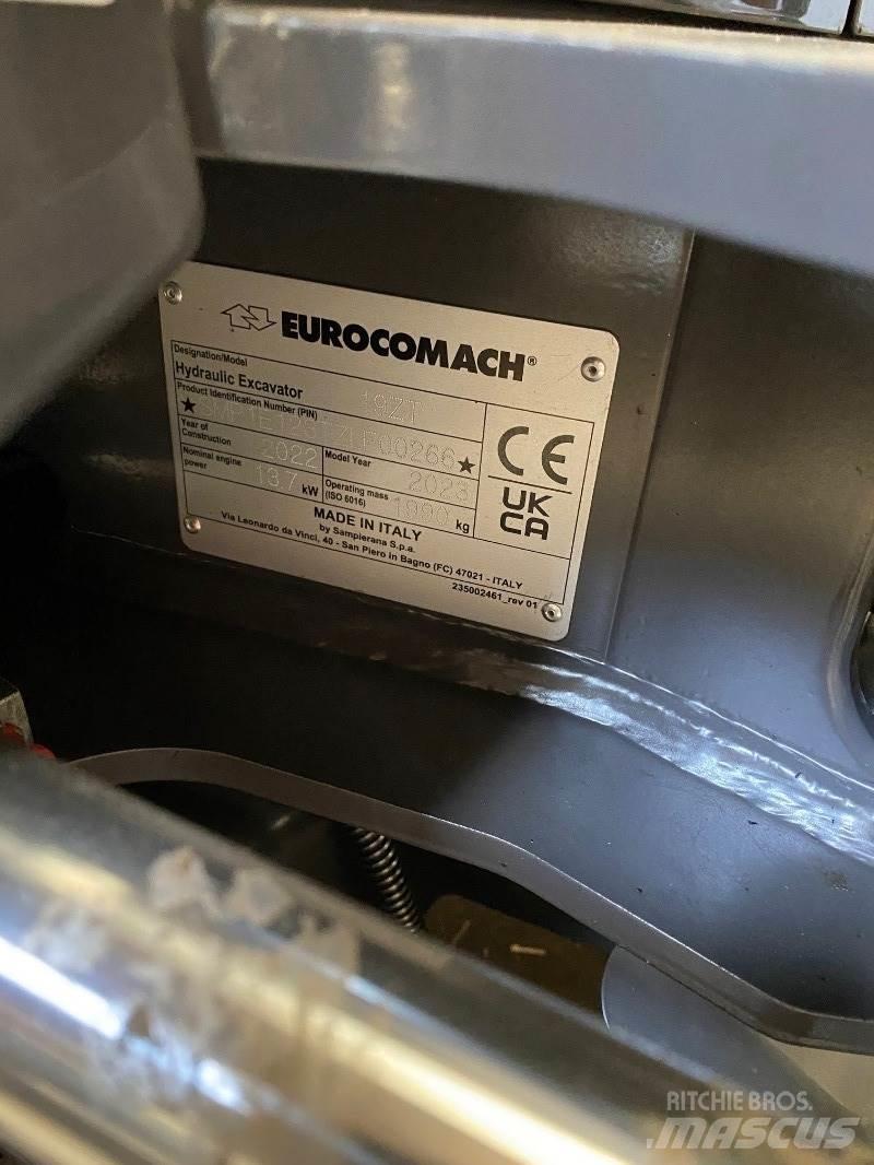 Eurocomach 19ZT Mini ekskavatörler, 7 tona dek