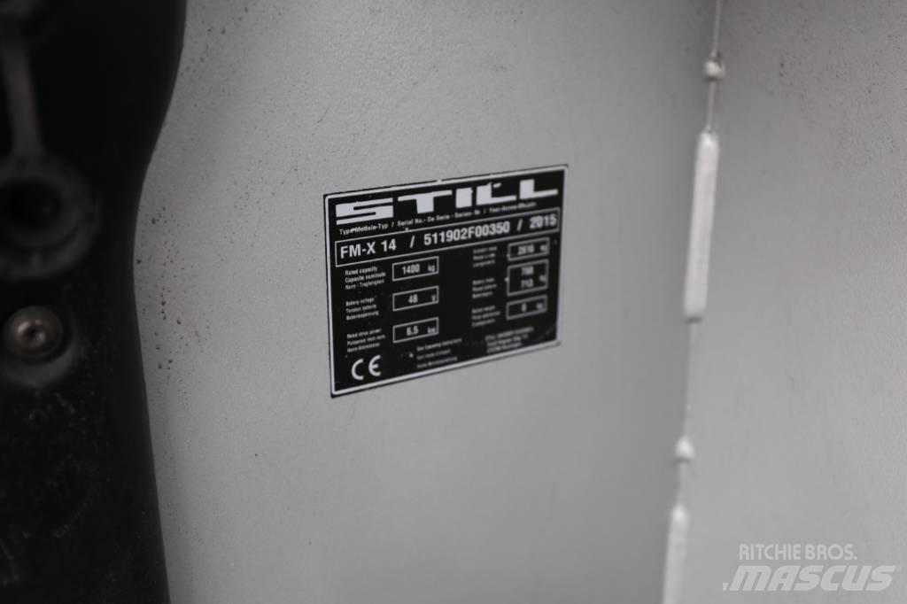 Still FMX14 Reach truck - depo içi istif araçları