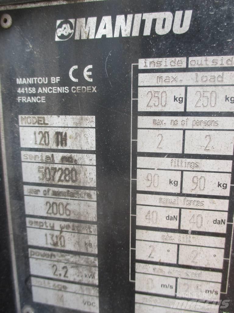 Manitou 120 TH Tekerlekli platformlar