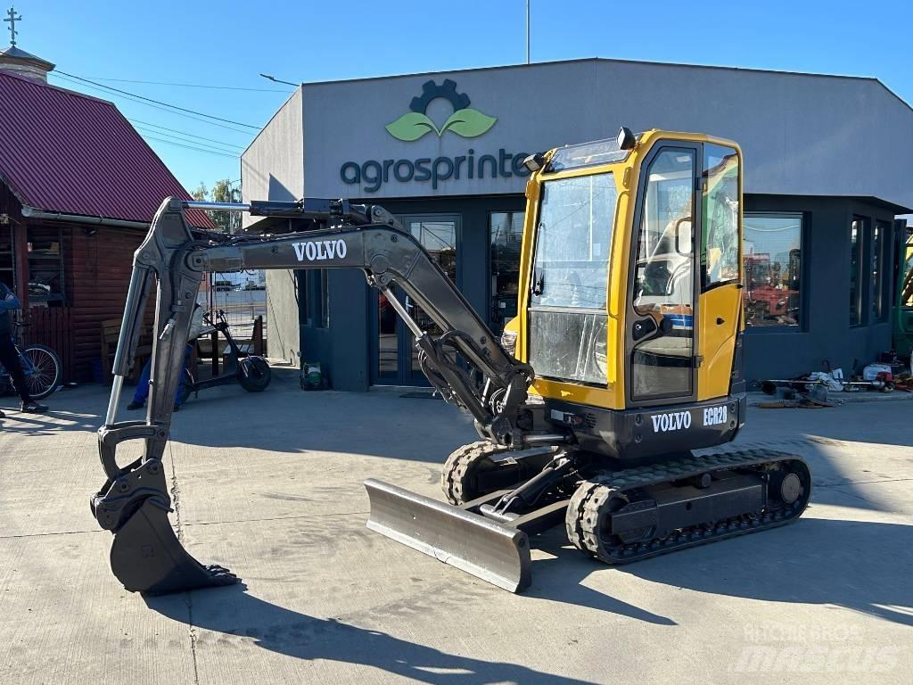 Volvo ECR 28 Mini ekskavatörler, 7 tona dek