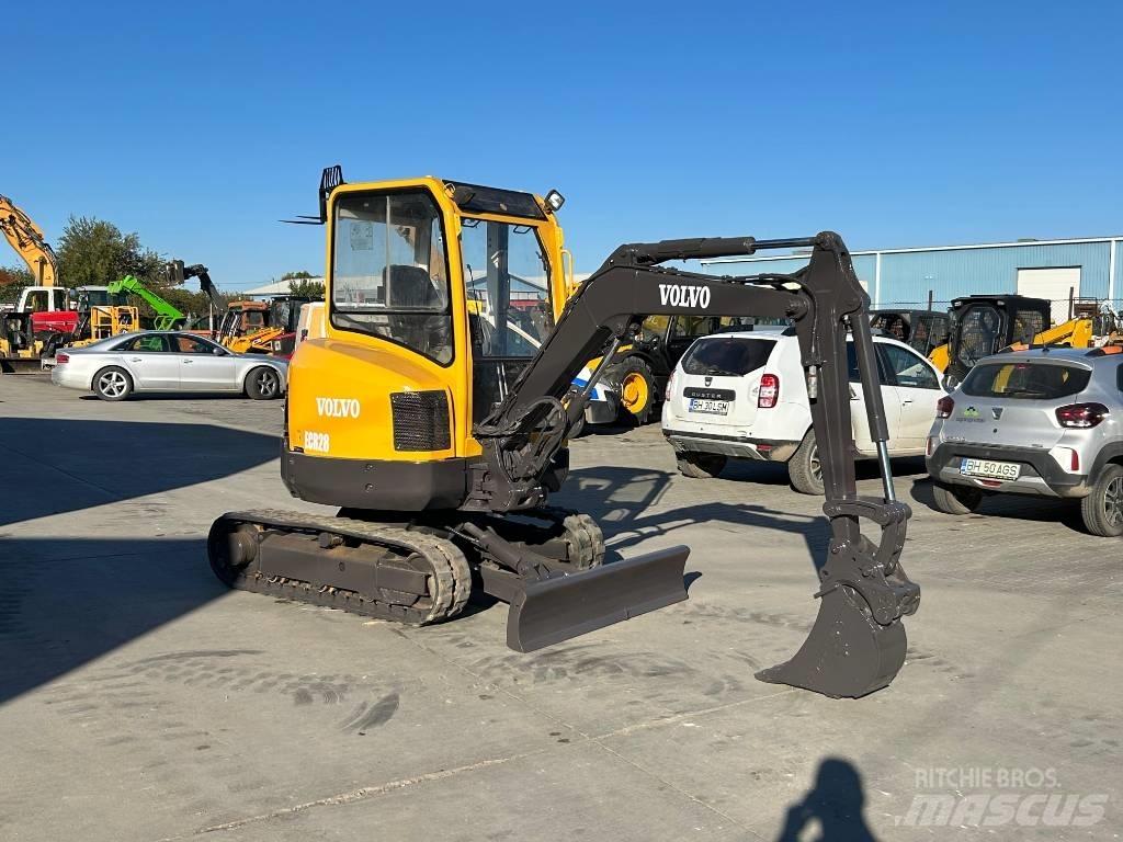 Volvo ECR 28 Mini ekskavatörler, 7 tona dek
