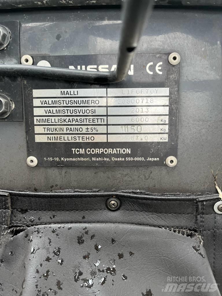 Nissan L1 F6 F70 Y Dizel forkliftler