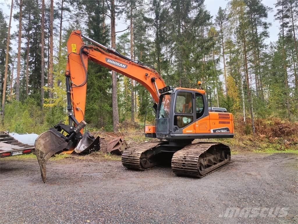 Doosan DX160 LC-5 Paletli ekskavatörler