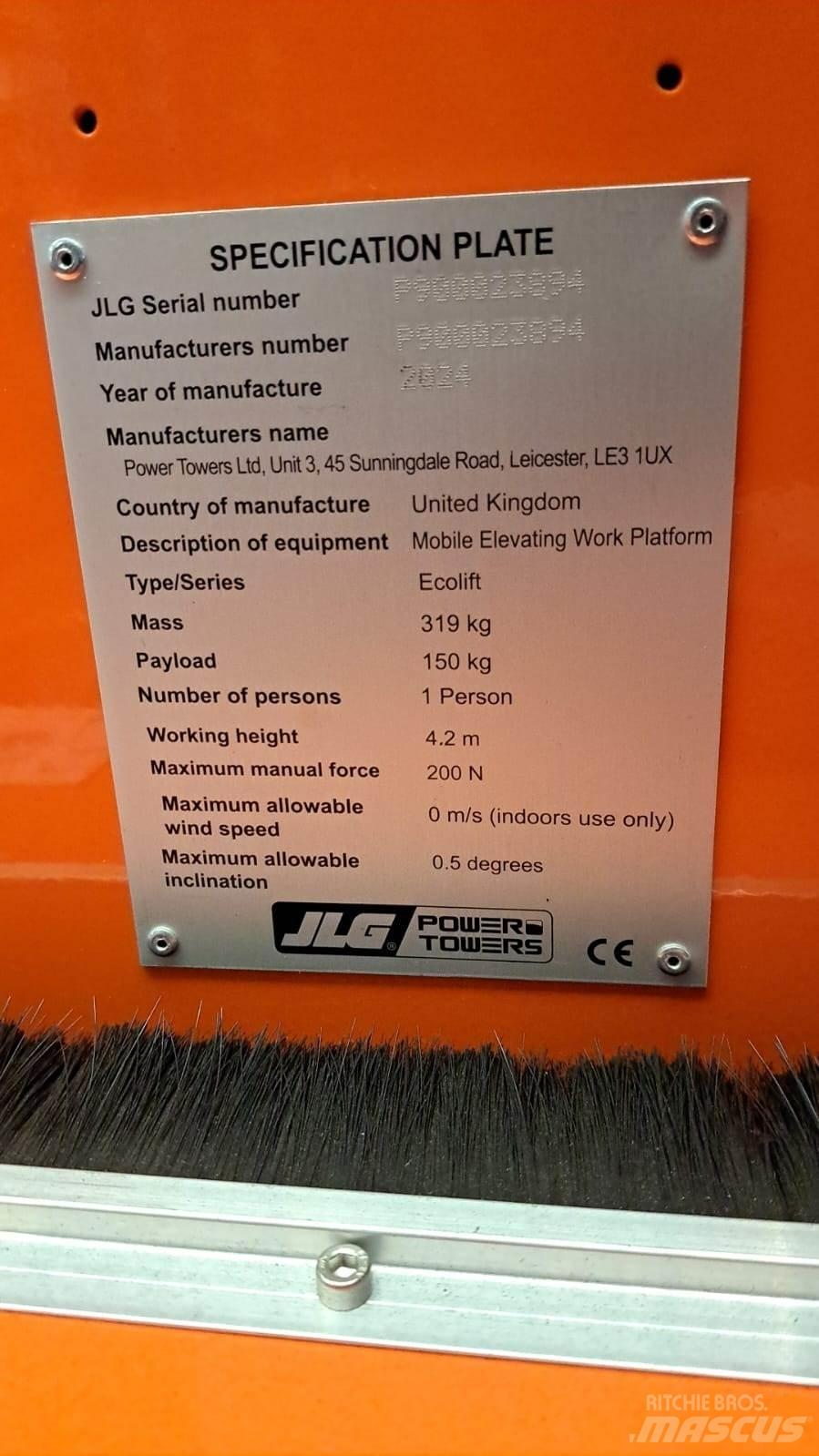 JLG Ecolift2.2 Diger lift ve platformlar