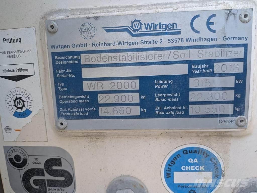Wirtgen WR2000 Asfalt geri dönüsüm makinalari
