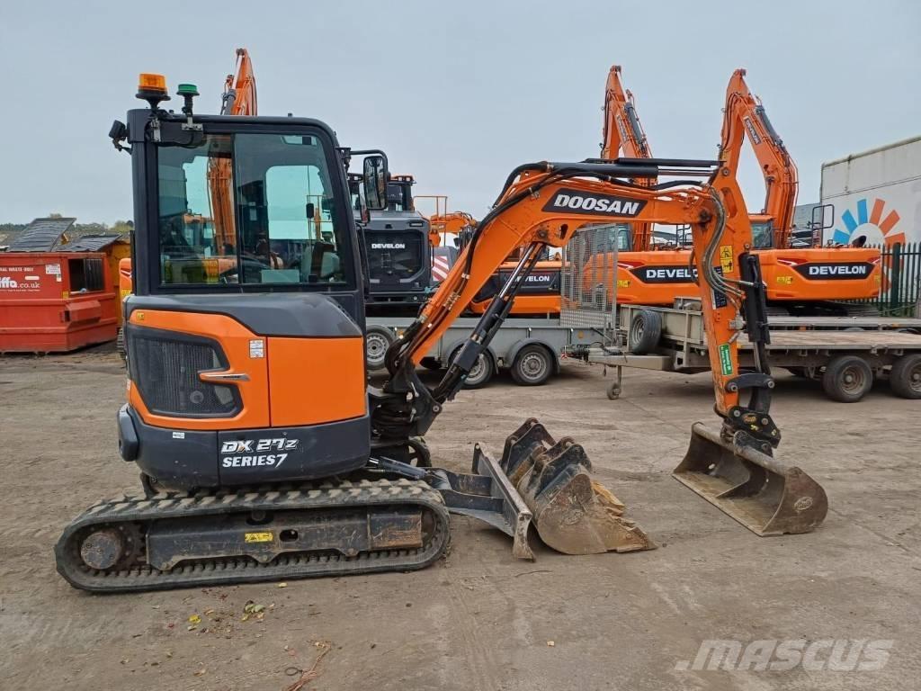 Doosan DX 27 Z - 7 Mini ekskavatörler, 7 tona dek