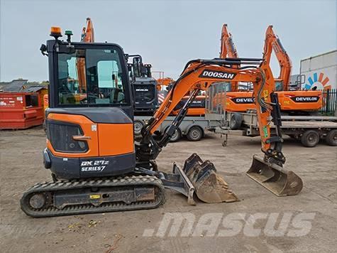 Doosan DX 27 Z - 7 Mini ekskavatörler, 7 tona dek