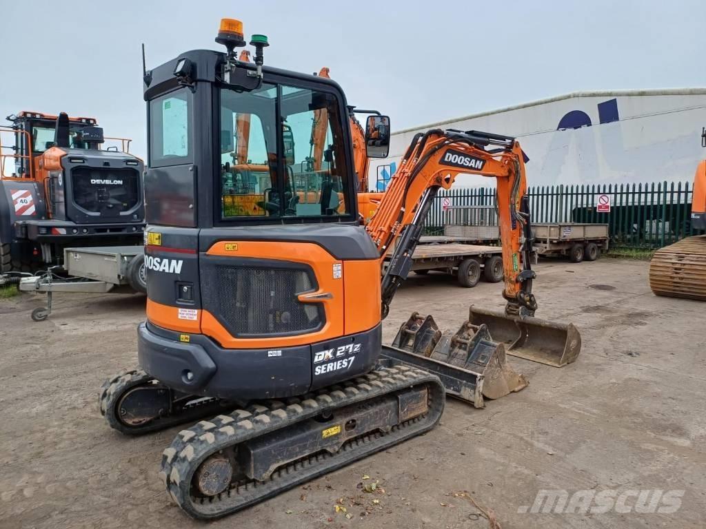 Doosan DX 27 Z - 7 Mini ekskavatörler, 7 tona dek