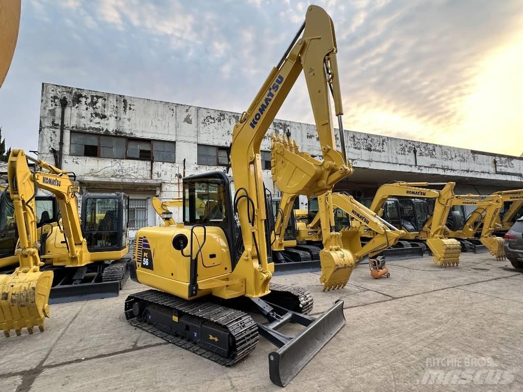 Komatsu PC56-7 Mini ekskavatörler, 7 tona dek