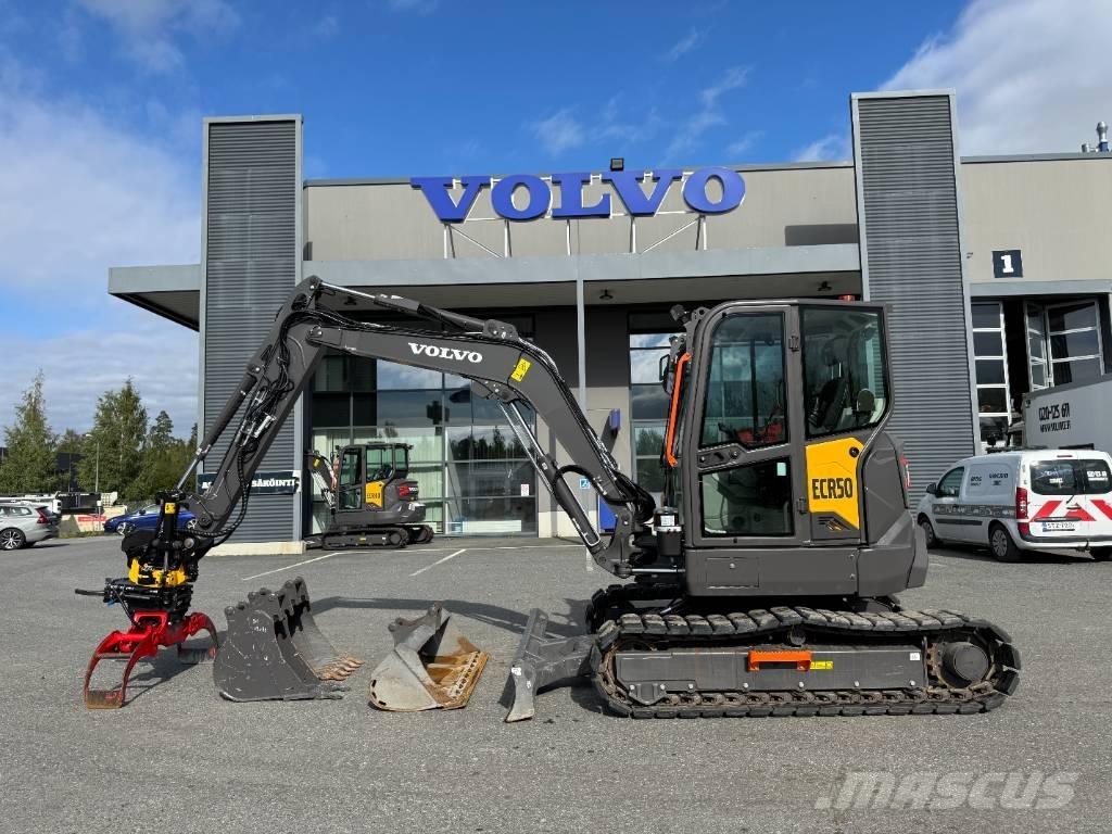 Volvo ECR 50 F Mini ekskavatörler, 7 tona dek