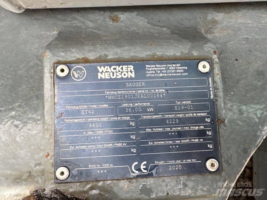 Wacker Neuson ET42 Paletli ekskavatörler