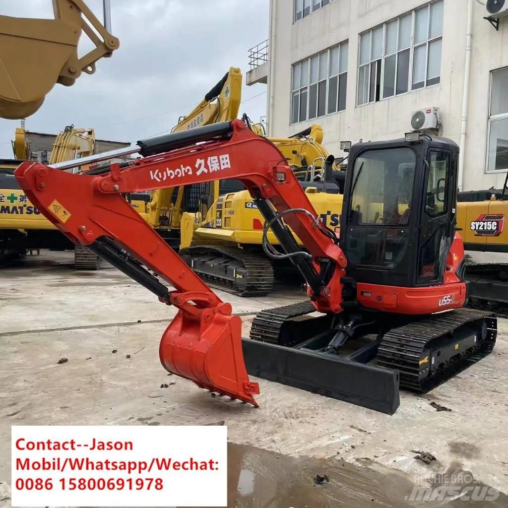 Kubota U55-5 Mini ekskavatörler, 7 tona dek