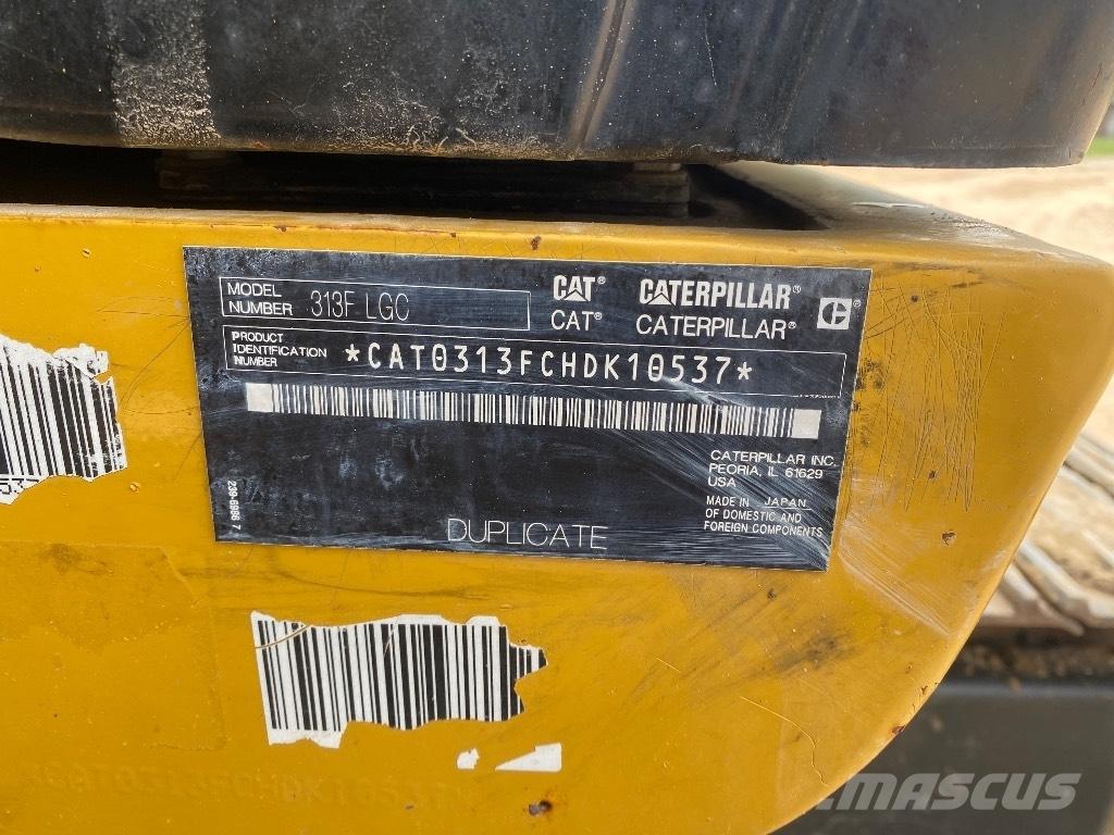 CAT 313 F LGC Paletli ekskavatörler