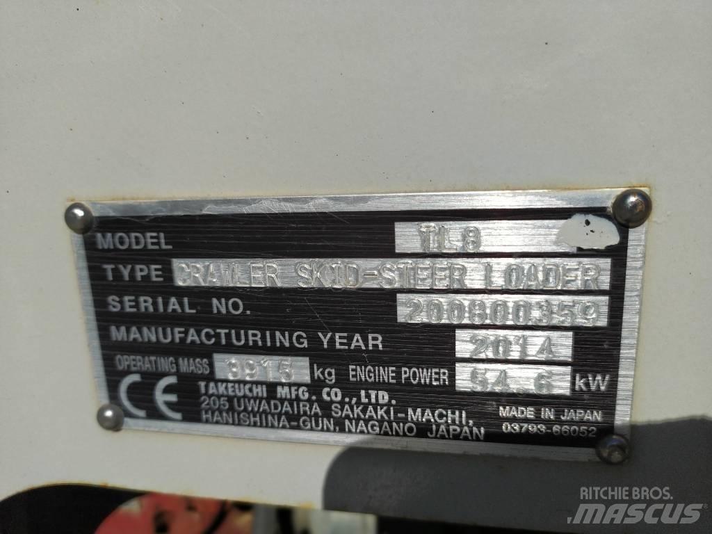 Takeuchi TL 8 Paletli yükleyiciler