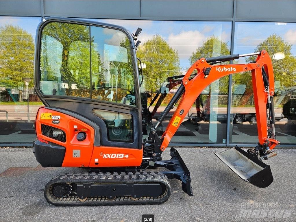 Kubota KX 019-4 Mini ekskavatörler, 7 tona dek