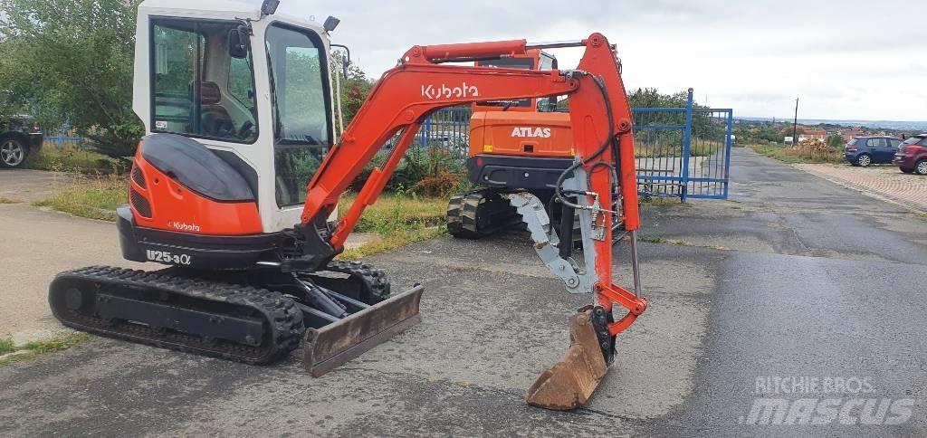 Kubota U 25-3 Mini ekskavatörler, 7 tona dek