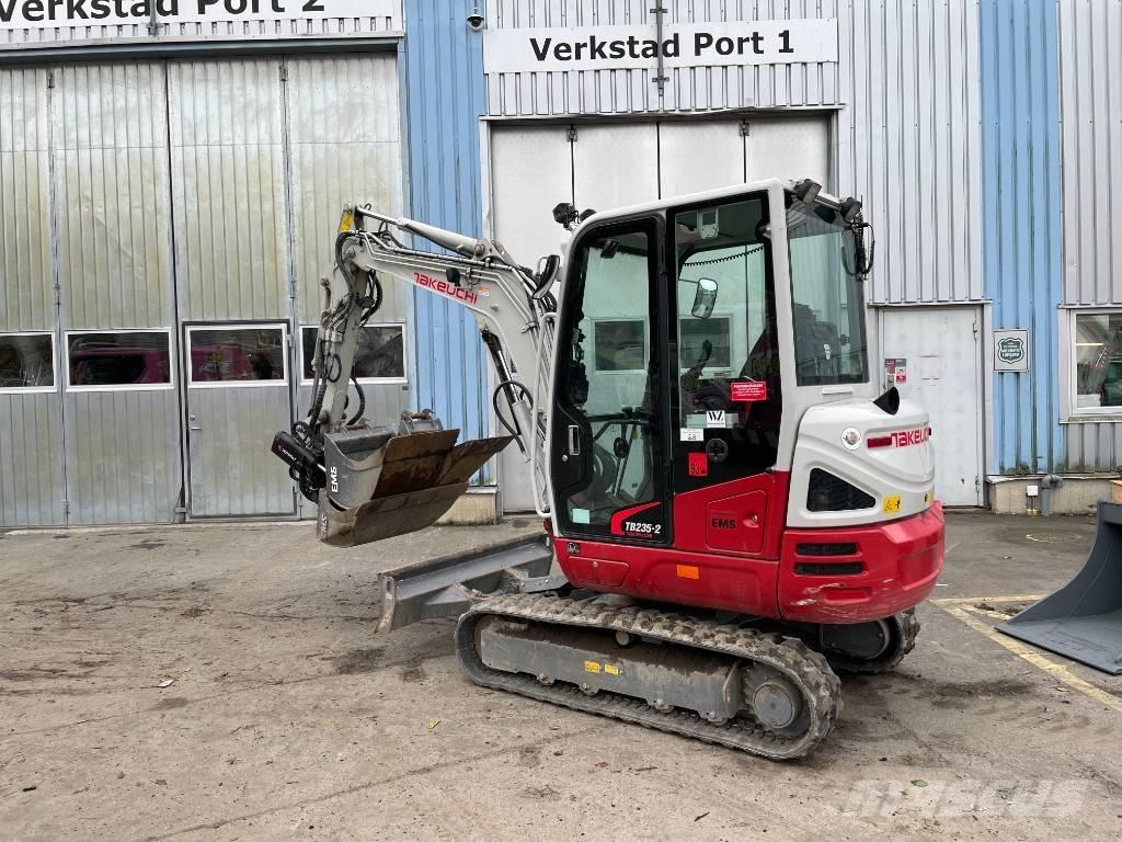 Takeuchi TB 235-2 Mini ekskavatörler, 7 tona dek