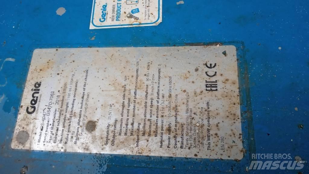 Genie GS4047 Makasli platformlar