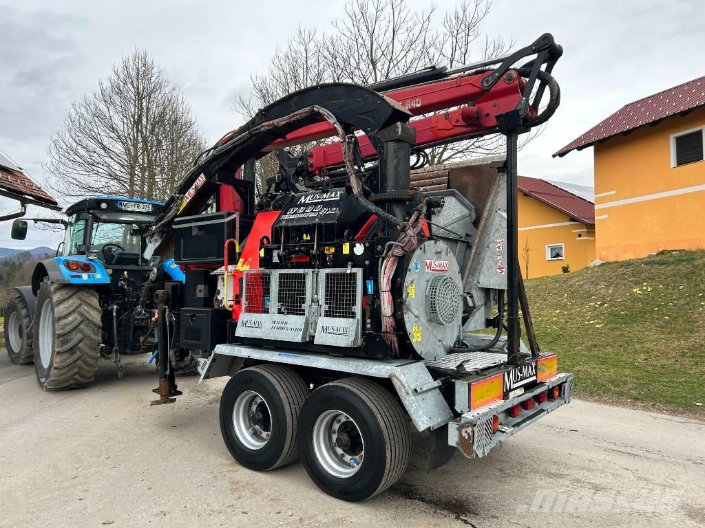 Mus-Max 8XL Odun kirma, yarma ve dograma makinasi