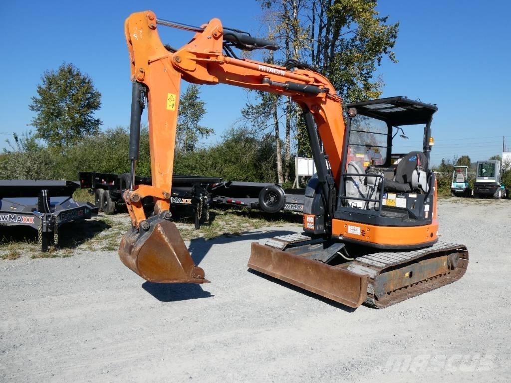 Hitachi ZX 55 UR-5B Mini ekskavatörler, 7 tona dek