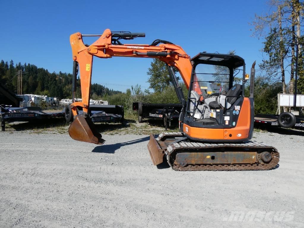 Hitachi ZX 55 UR-5B Mini ekskavatörler, 7 tona dek