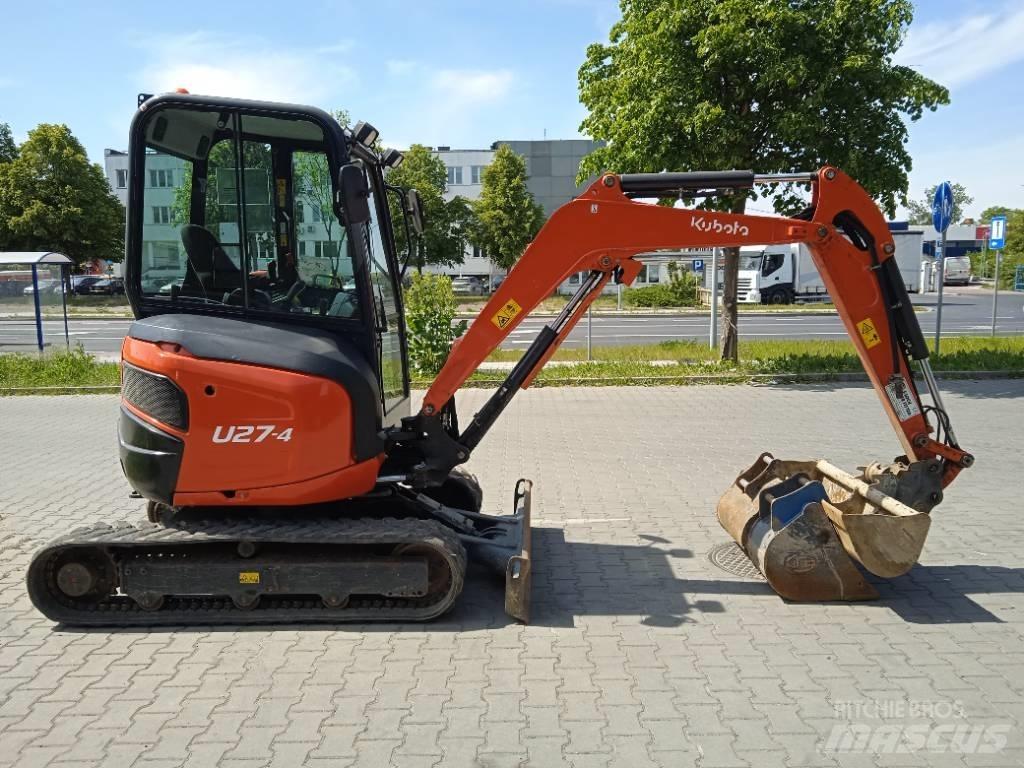Kubota U 27-4 Mini ekskavatörler, 7 tona dek