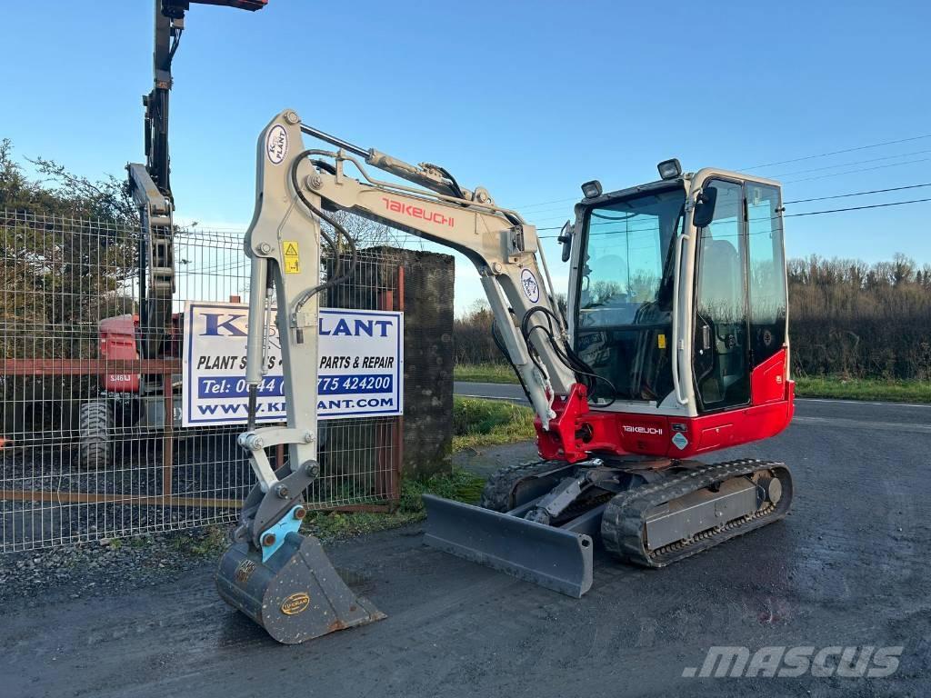 Takeuchi TB 230 Mini ekskavatörler, 7 tona dek