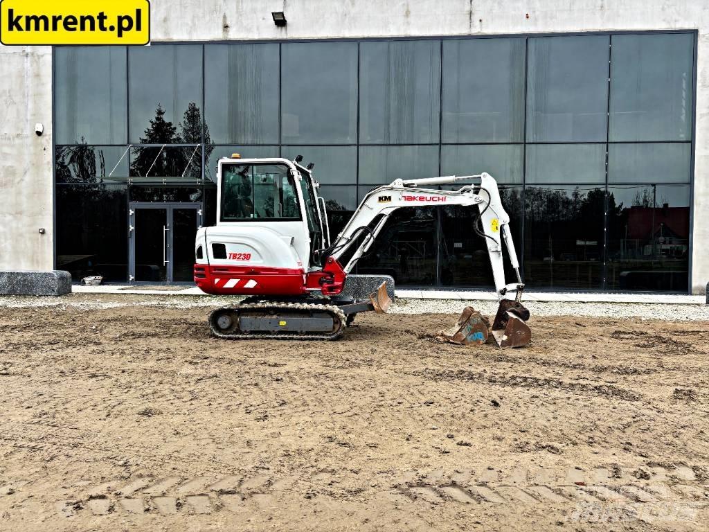 Takeuchi TB 230 Mini ekskavatörler, 7 tona dek