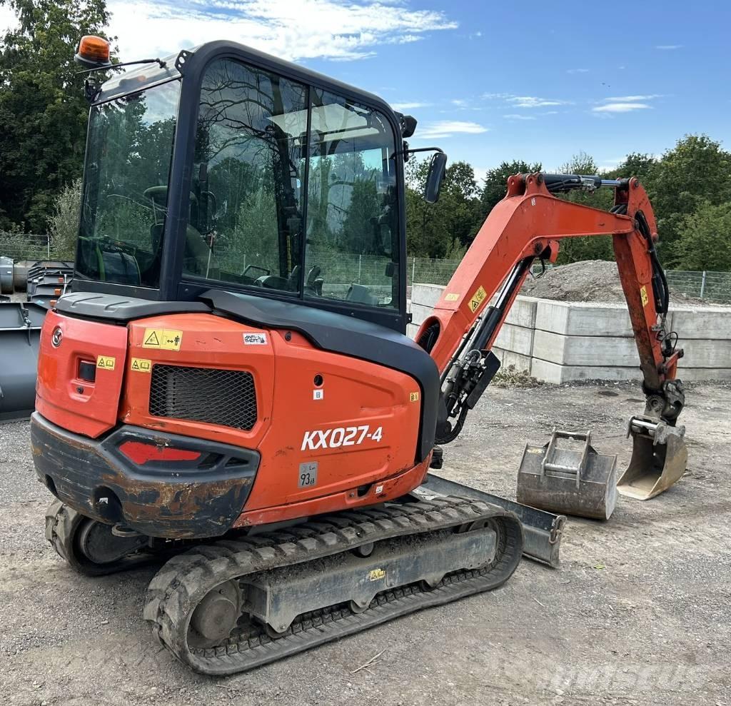 Kubota KX 027 Mini ekskavatörler, 7 tona dek