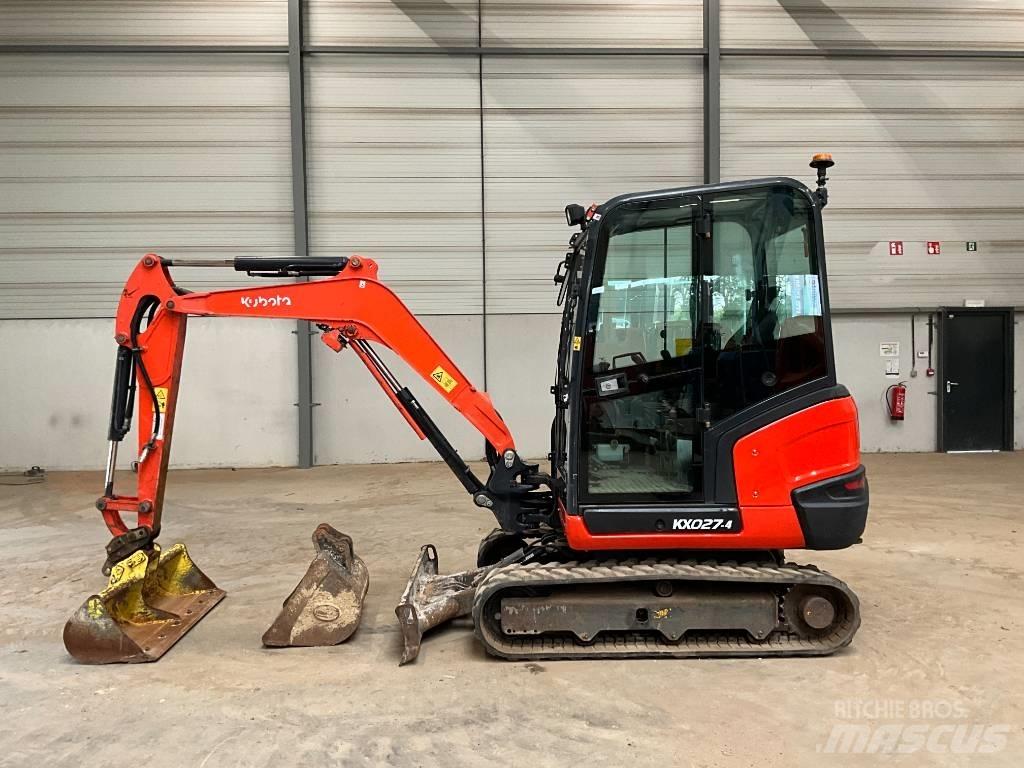 Kubota KX 027-4 Mini ekskavatörler, 7 tona dek