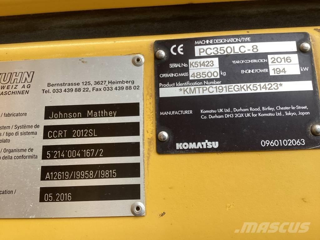 Komatsu PC 350 LC-8 Yıkım ekskavatörleri