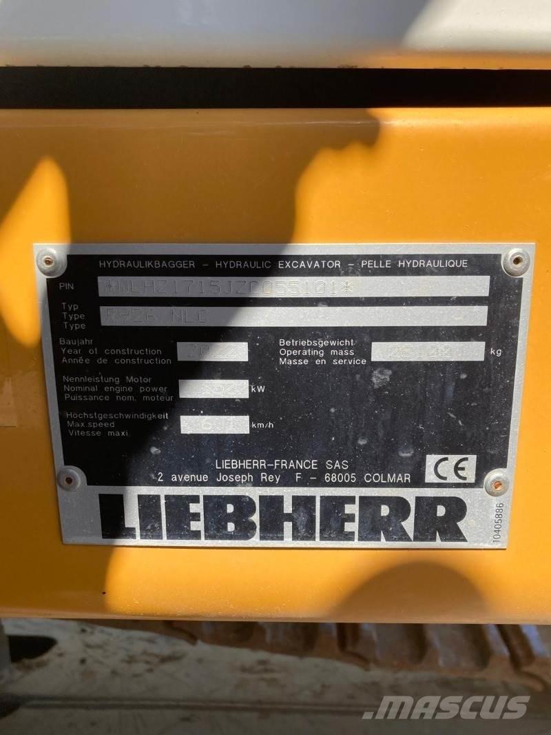 Liebherr R926 Paletli ekskavatörler