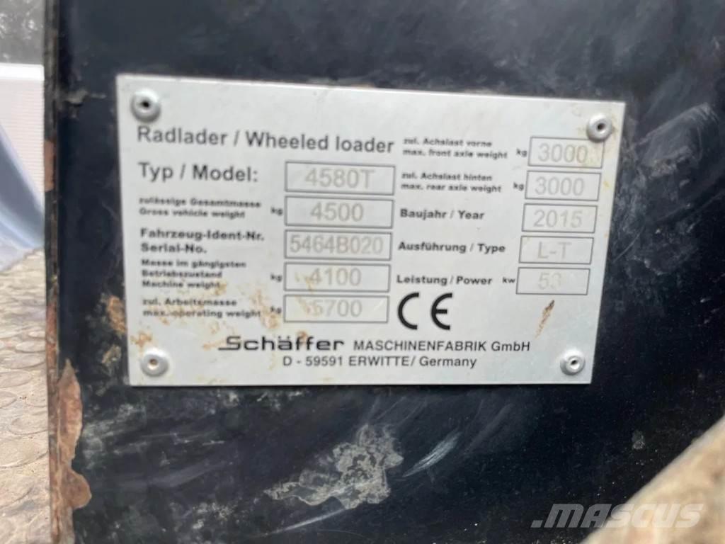 Schäffer 4580T Teleskopik tekerlekli yükleyiciler