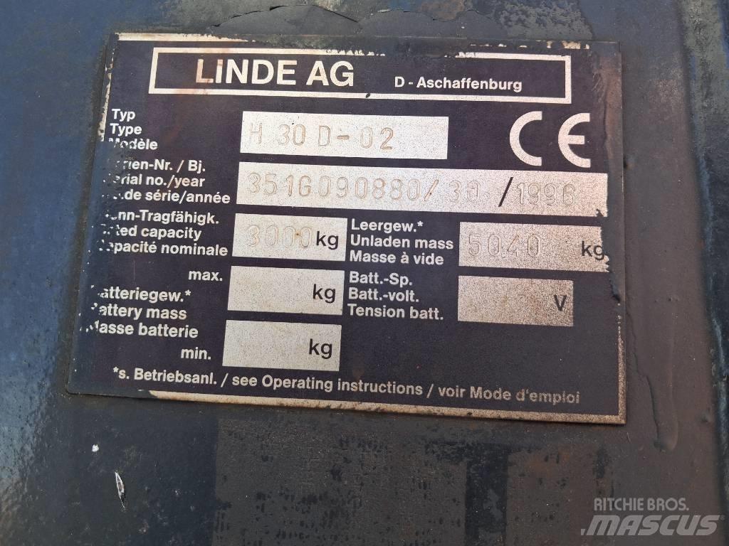 Linde H 30 D Dizel forkliftler