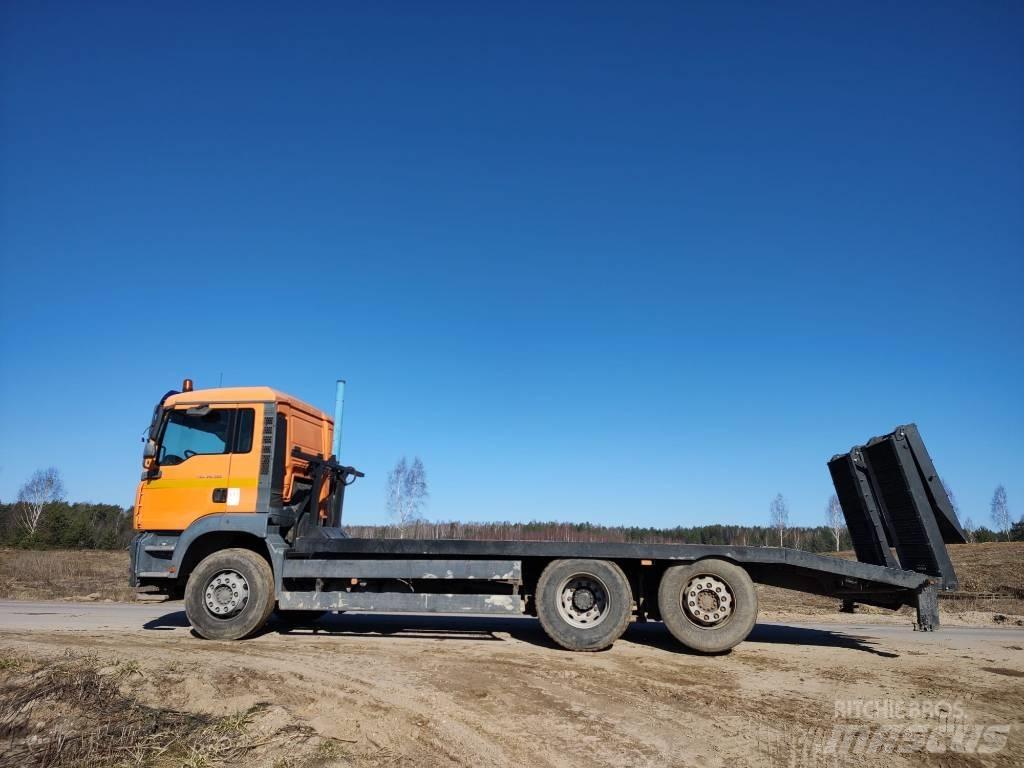 MAN TGA 26.320 Düz Platformlu Oto Çekiciler/vinçli kamyonlar