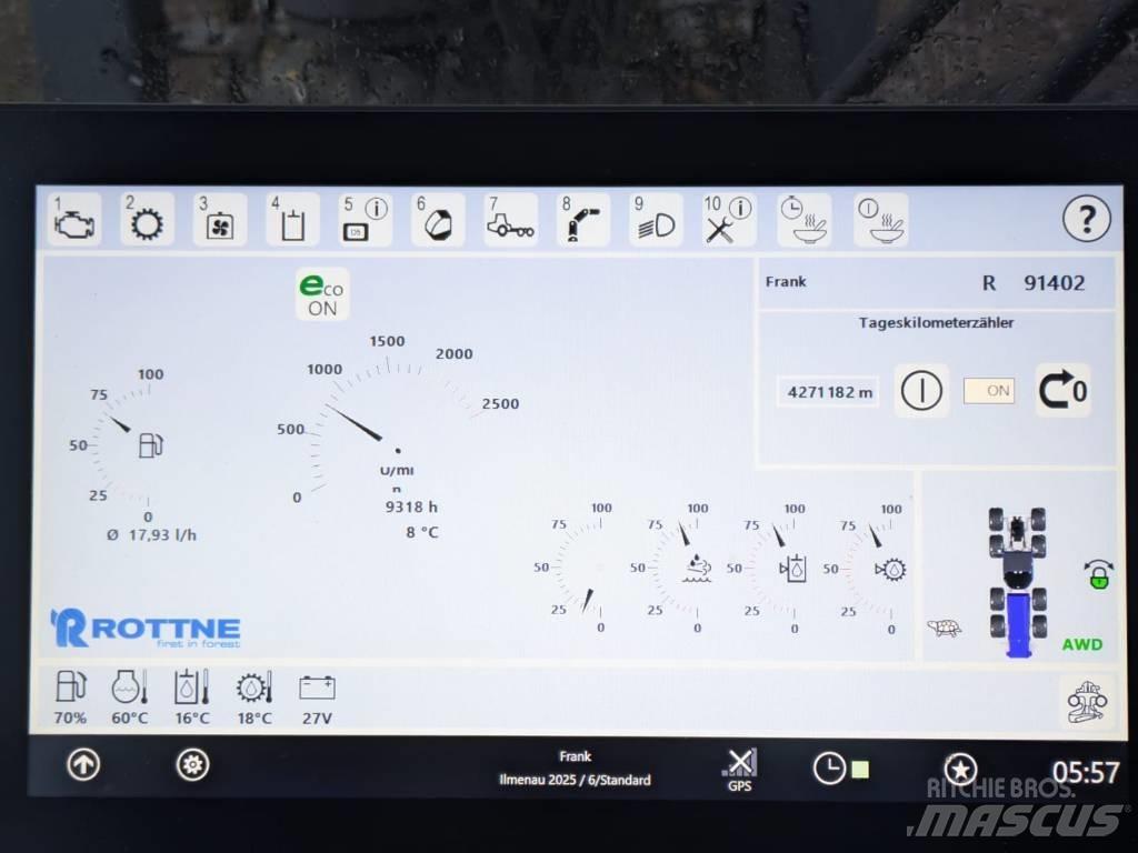 Rottne H21 SP 761 Biçerdöverler