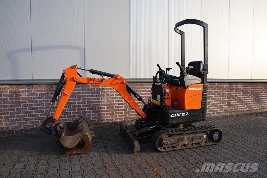 Doosan DX10 Mini ekskavatörler, 7 tona dek