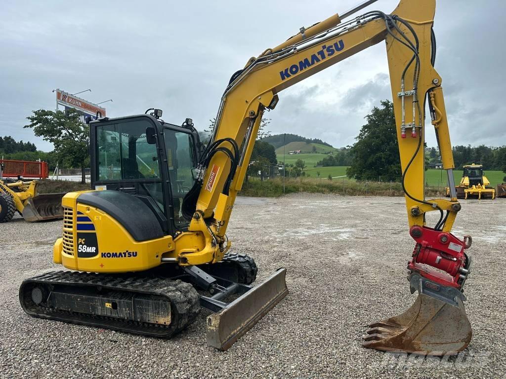 Komatsu PC 58 MR-5 Mini ekskavatörler, 7 tona dek
