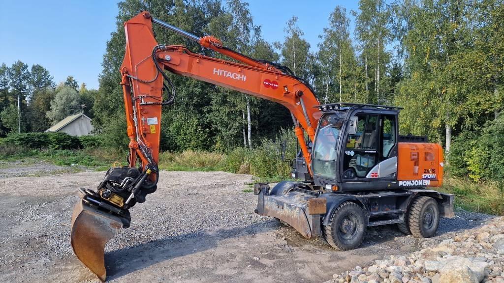 Hitachi ZX 170 W-6 Lastik tekerli ekskavatörler
