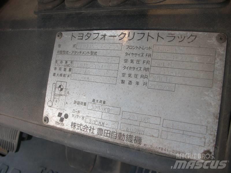Toyota 7 FDJ 35 Dizel forkliftler