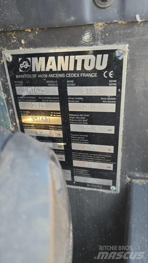 Manitou MT 625 Teleskopik yükleyiciler