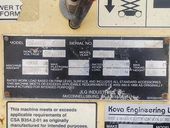 JLG 2646ES Makasli platformlar