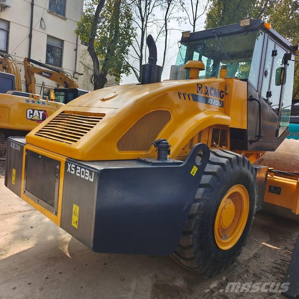 XCMG XS 203 J Tek tamburlu silindirler