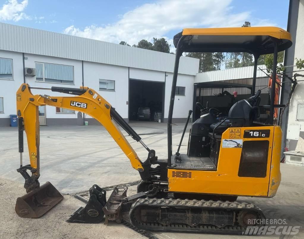 JCB 16 C-1 Mini ekskavatörler, 7 tona dek